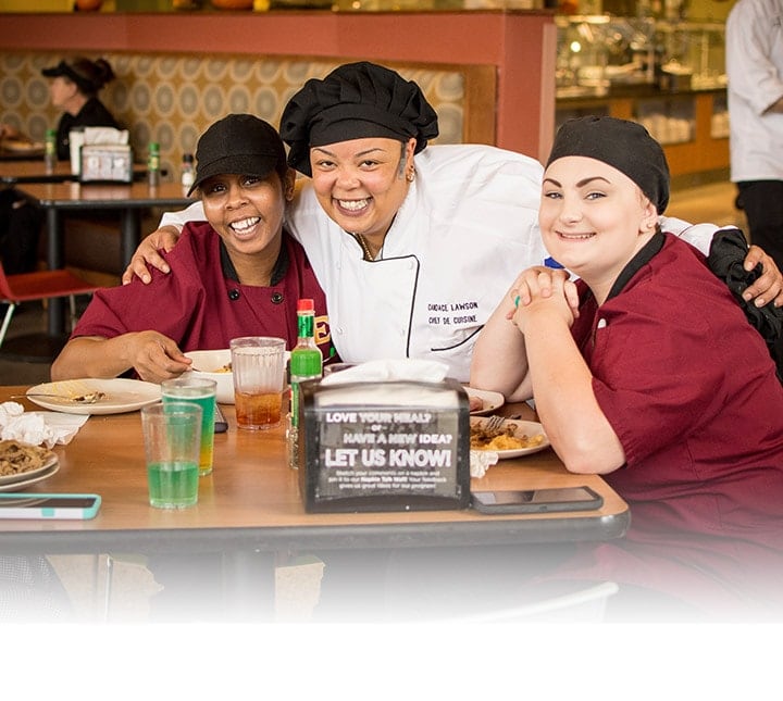 our people photo with chef candice