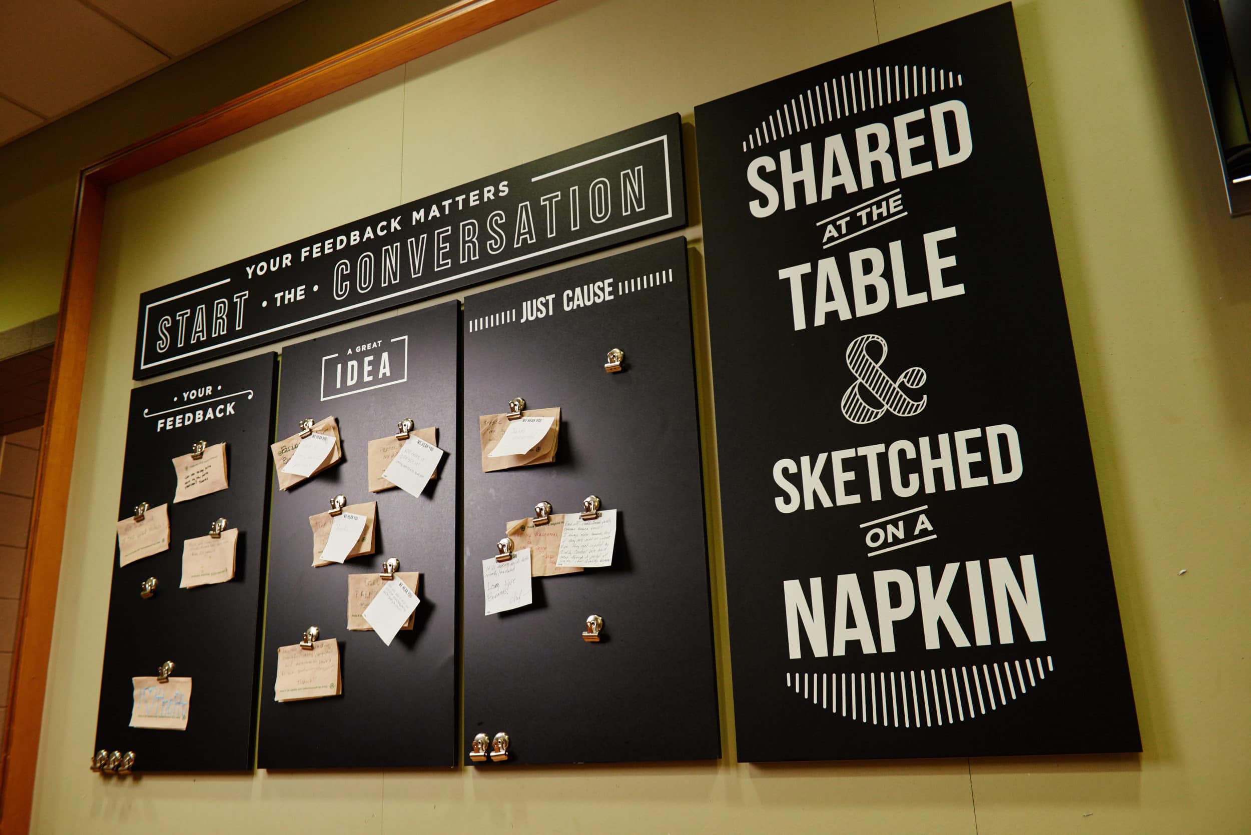 napkin talk board